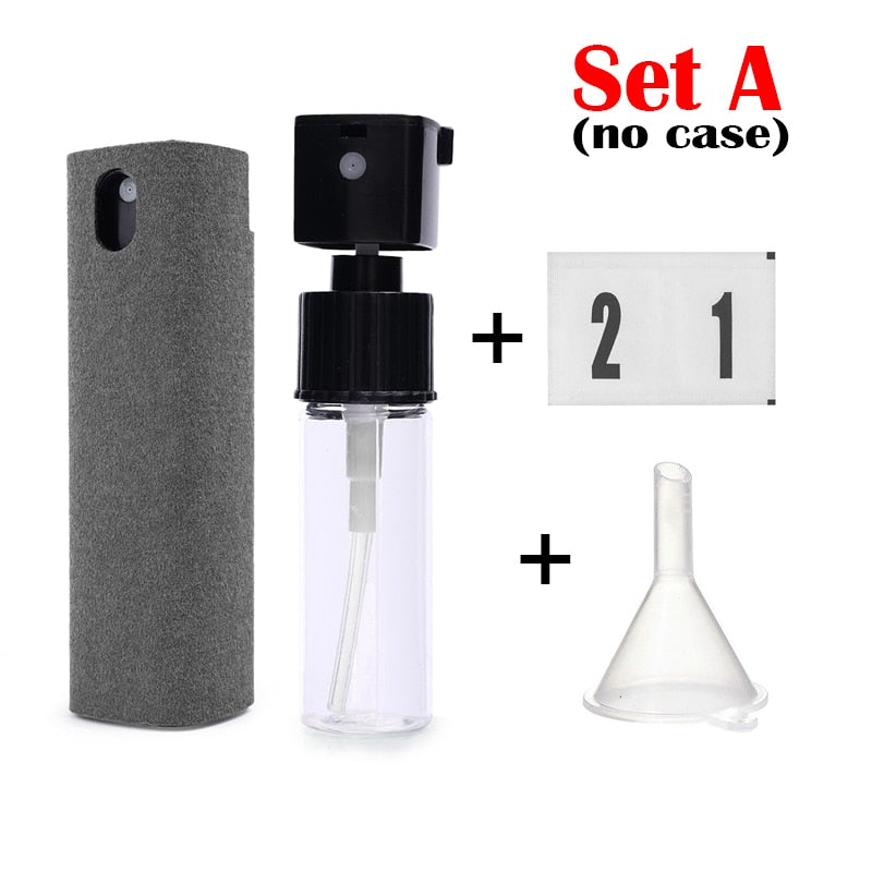 2in1 Microfiber Screen Cleaner Spray Bottle Mobile Phone Tablet Computer TV Display Screen Cleaning Wipe Cloth without Alcohol