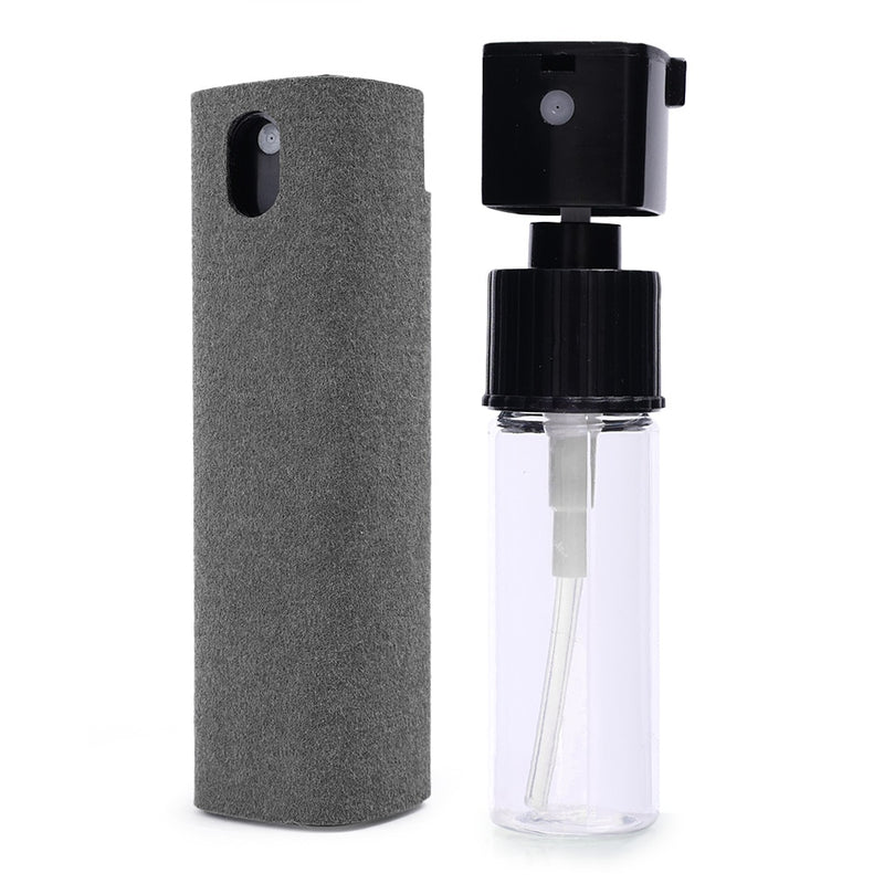 2in1 Microfiber Screen Cleaner Spray Bottle Mobile Phone Tablet Computer TV Display Screen Cleaning Wipe Cloth without Alcohol