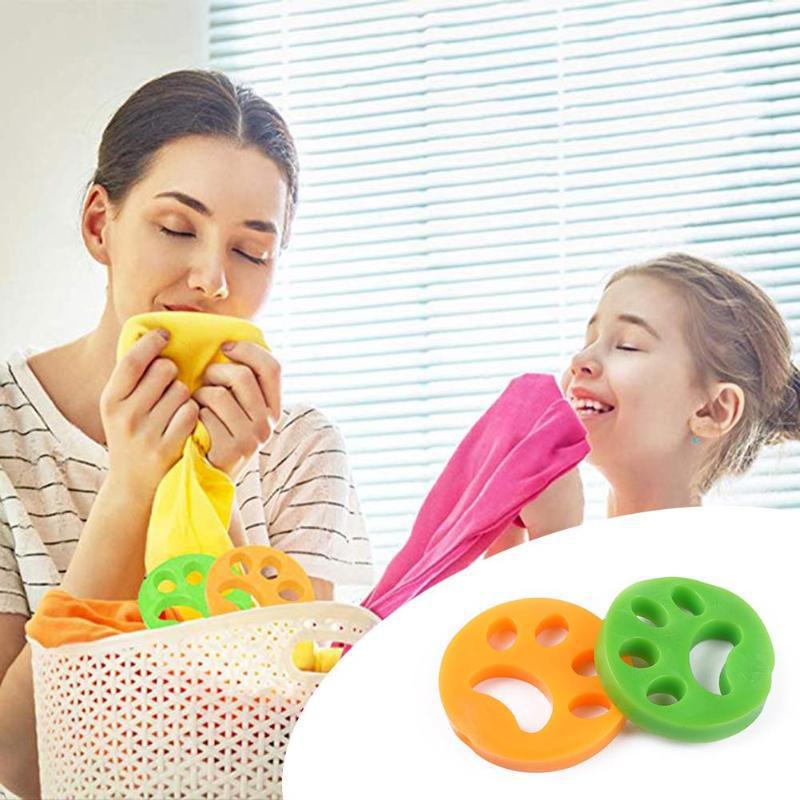 Pet Hair Remover Silicone Cat Dog Fur Reusable Cleaning Laundry Catcher Washing Machine Accessory Remover Clothes Dryer Laundry