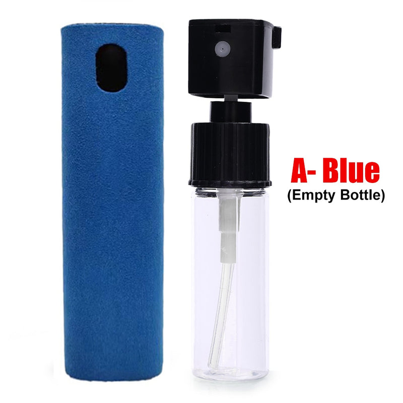 2in1 Microfiber Screen Cleaner Spray Bottle Mobile Phone Tablet Computer TV Display Screen Cleaning Wipe Cloth without Alcohol