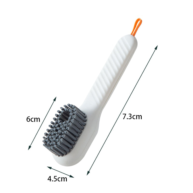 Multifunction Cleaning Brush Soft Bristled Liquid Shoe Brush Long Handle Clothes Brush Underwear Brush Household Cleaning Tools