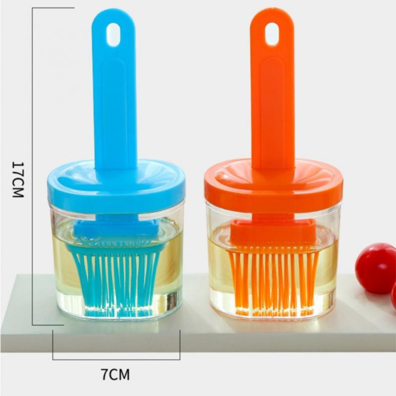 Silicone Bottle Brush High Temperature Resistant Portable Barbecue Oil Brush Household Baking Oil Brush Pancake Brush Oil Tool